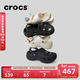 卡駱馳（CROCS）白鹿同款經(jīng)典閃耀云朵洞洞鞋女士休閑鞋沙灘鞋|207241 黑色-001 36 /37(230mm)