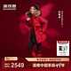 波司登（BOSIDENG）25新年騏驥紅商場(chǎng)同款90鵝絨羽絨服女極寒連帽大毛領(lǐng)蓬松親子外套 【店長(cháng)推薦】馬到成功|9FS4【新年聯(lián)名】 M 165/88A 體重約110-120斤