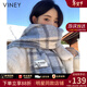 viney冬季圍巾女加厚保暖圍脖高級感披肩韓系生日情人節禮物送女友老婆 【藍色禮盒裝】新年送女生實(shí)用 兩用外搭氛圍感長(cháng)款防寒披風(fēng)
