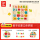 Hape(德國)兒童拼圖玩具四階數字啟蒙立體拼圖3歲+男女孩禮物 E1550