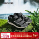斯凱奇（Skechers）涼鞋男士秋季外穿運動(dòng)涼拖鞋男鞋平底踩屎感軟底沙灘鞋237586