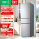 容聲216L三門(mén)小冰箱小戶(hù)型節能超薄冷藏冷凍兩用保鮮出租房宿舍低噪以舊換新BCD-216E10RNLAD