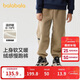 巴拉巴拉童裝男童褲子秋冬女童中大童加絨休閑褲兒童長(cháng)褲