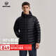諾詩(shī)蘭（NORTHLAND）男士鵝絨羽絨服可升溫戶(hù)外防潑水防風(fēng)保暖輕量連帽羽絨衣