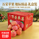 山西萬(wàn)榮禮盒蘋(píng)果（丑蘋(píng)果非禮盒）水果紅富士京東物流產(chǎn)地直發(fā) 紙加膜特大果帶箱10斤裝90-100mm以上凈重8.5斤12-15個(gè)