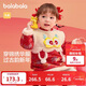 巴拉巴拉童裝嬰兒連衣裙兒童裙子2025春秋裝女寶寶拜年服國風(fēng)208125111010