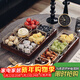 格娜斯 玻璃水果盤(pán)客廳輕奢創(chuàng  )意零食分格干果盤(pán)北歐ins網(wǎng)紅點(diǎn)心糖果盤(pán)