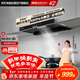 帥康（Sacon）歐式頂吸抽油煙機 家用24m3風(fēng)量爆炒大吸力 揮手智控煙機 CXW-300-T8232（Pro）