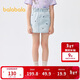 巴拉巴拉童裝兒童短褲女童2025夏裝全棉牛仔休閑刺繡花苞裙208225110004