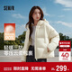 森馬（Semir）羽絨服女90絨可愛(ài)花苞帽2025冬休閑通勤三防厚外套109725113028