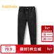 巴拉巴拉童裝女童褲子冬裝大童加絨牛仔長(cháng)褲兒童保暖彈力舒適百搭