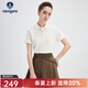 Navigare意大利小帆船女士POLO領(lǐng)T恤夏季休閑簡(jiǎn)約短袖POLO衫翻領(lǐng)體恤衫女 椰奶白 L