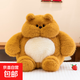 創(chuàng  )意墩墩卡通胖版泰迪熊毛絨玩具公仔安撫男孩睡覺(jué)布娃娃生日禮物 黃色 60cm【版型正 旗艦品質(zhì)】