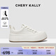 CHERY KALLY【空靈幻影】輕奢厚底小白鞋女2026新款真皮休閑松糕鞋 CHERY&KALLY 米白色 36