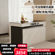 唯有百意家用可旋轉伸縮中島臺餐桌一體現代簡(jiǎn)約巖板小戶(hù)型廚房多功能島臺 顆粒板ENF 1.4m島臺+1.2m餐桌