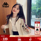 卡帕（Kappa）背靠背運動(dòng)外套女款2025新款復古針織撞色開(kāi)衫衛衣女潮K0E62WK01D