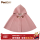 PawinPaw小熊童裝年秋冬嬰幼童斗篷外套女寶寶大衣綿羊毛拜年過(guò)年 粉色/25 100