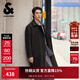 杰克·瓊斯（JACK&JONES）25年男裝秋季中長(cháng)款風(fēng)衣男士寬松雙排扣大衣外套商務(wù)休閑靜奢風(fēng)衣 E09巧克力棕色 寬松版 卡碼拍小 M （175）