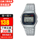 卡西歐（CASIO） 經(jīng)典小金表小方塊電子表防水時(shí)尚百搭男女表 胡一天同款A159W-N1