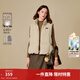 茵曼2025冬季女裝新款小歐包針織疊穿立領(lǐng)羽絨馬甲加厚保暖外套 燕麥色 M 161-165cm  /101-110斤