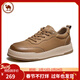 駱駝牌 男鞋休閑運動(dòng)板鞋百搭滑板鞋低幫工裝鞋 P14A836607 土黃 43