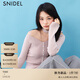 SNIDEL2025秋冬新品領(lǐng)帶吊帶露肩V領(lǐng)長(cháng)袖羅紋針織衫SWNT254302 粉色 均碼