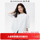 佐丹奴知識分子風(fēng)襯衫女裝新款純棉寬松立領(lǐng)中袖極簡(jiǎn)襯衫05345870