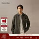 Calvin KleinJeans【帥克衫】春秋男士美式復古ck寬松純棉燈芯絨襯衫外套 PFV-泥棕 M