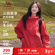 駱駝（CAMEL）外套全地形夾克男女款防風(fēng)防水戶(hù)外服 J35CW1L0032 耀眼紅 M