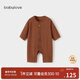 babylove【縱享絲柔】嬰兒連體衣春秋季羊毛衣服寶寶哈衣居家睡衣打底衣