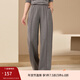 纖莉秀【舒適松緊腰褲子】大碼女裝休閑百搭運動(dòng)褲胖mm2025秋新款3145 灰色 2XL