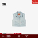 Levi's【商場(chǎng)同款好價(jià)秒殺】李維斯女士美式牛仔馬甲背心003XP 薄霧藍 S