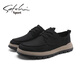 SATCHI一腳蹬男鞋軟底透氣2026夏季新款休閑布鞋懶人鞋駕車(chē)鞋樂(lè )福鞋男 S5T16210A 41