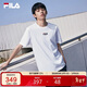 FILA斐樂(lè )官方短袖T恤男2025年夏季時(shí)尚純棉圓領(lǐng)透氣男士運動(dòng)t恤針織衫