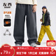 左西男童加絨褲子冬季運動(dòng)褲2025新款兒童一體絨保暖長(cháng)褲 藏青色 130