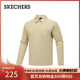斯凱奇（Skechers）男士春夏季吸濕針織POLO長(cháng)袖衫P425M200