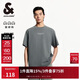 杰克·瓊斯（JACK&JONES） 夏季時(shí)尚潮重磅面料寬松圓領(lǐng)字母裝飾上衣短袖T恤男裝225201059