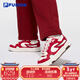 FILA FUSION斐樂(lè )潮牌情侶板鞋2026新款女子厚底增高休閑運動(dòng)鞋小白鞋 白棉花糖/墨西哥椒紅-MJ 36.5