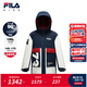 斐樂(lè )FILA兒童童裝外套2025年冬季新款男中大童寬松保暖羽絨服 夜機藍-NV 170