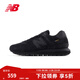 NEW BALANCE NB官方男鞋女鞋秋冬復古百搭舒適網(wǎng)面透氣厚底休閑鞋574LG系列 黑色 U574LGMT 43 (腳長(cháng)27.5cm)