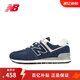 NEW BALANCE NB 574系列 經(jīng)典系帶復古運動(dòng)休閑鞋男女款 元祖灰 ML574EVG ML574EVN-D 深藍色 40 (腳長(cháng)25cm)