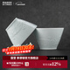 景德鎮陶瓷餐具碗具影青浮雕碗2只中式創(chuàng  )意斗笠碗家用吃飯碗陶瓷碗套裝 江海無(wú)崖對碗