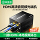畢亞茲 HDMI光端機 高清視頻信號20km傳輸光纖收發(fā)器SC接口光轉換hdmi延長(cháng)帶環(huán)出非鍵鼠同控 TX/RX一對裝
