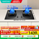 華帝（VATTI）【小飛碟x小飛翼】爆款TOP1 燃氣灶 5.2KW 70%熱效率 天然氣嵌入式臺式 煤氣灶雙灶灶具 爆炒灶 5.2三環(huán)烈焰309丨天然氣 - i10309