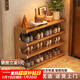 安爾雅鞋架學(xué)生桌下多層家用鞋子收納架簡(jiǎn)易楠竹出租房小型置物鞋柜