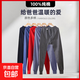 秋褲男士純棉高腰寬松大碼打底褲加大棉中老年棉毛褲保暖打底襯褲 灰色 3XL 150-180斤
