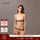 Calvin Klein內衣【風(fēng)暴引力帶】女士ck無(wú)鋼圈輕運動(dòng)細肩帶美背背心式文胸 TD9-淺橙 L