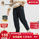 暇步士（Hush Puppies）童裝男童加絨褲子大童冬季加厚休閑褲兒童長(cháng)褲 深藍花紗   170   