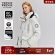 Teenie Weenie小熊女裝冬季時(shí)尚防水透濕工裝簡(jiǎn)約休閑棉花糖羽絨服 白色 S (160)