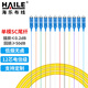 HAILE海樂(lè ) SC電信級單模12芯束裝束狀尾纖 法蘭盤(pán)分纖箱ODF配線(xiàn)架專(zhuān)用 12SC-S1.5